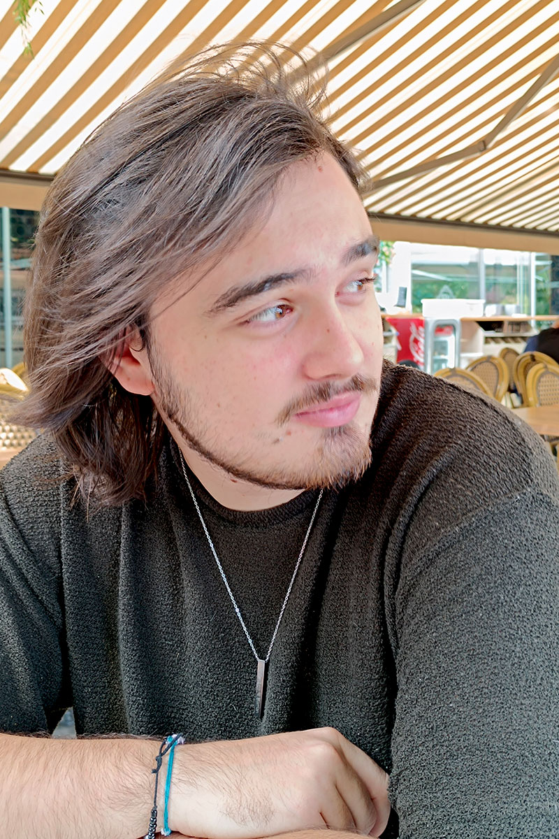 portrait de l'artiste